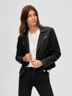 SLFKATIE LEATHER JACKET B NOOS -Damenbekleidungs Geschäft 1053cea6b8b2380aa7c423e34d257a71782bd32d 7200868713 179099 07