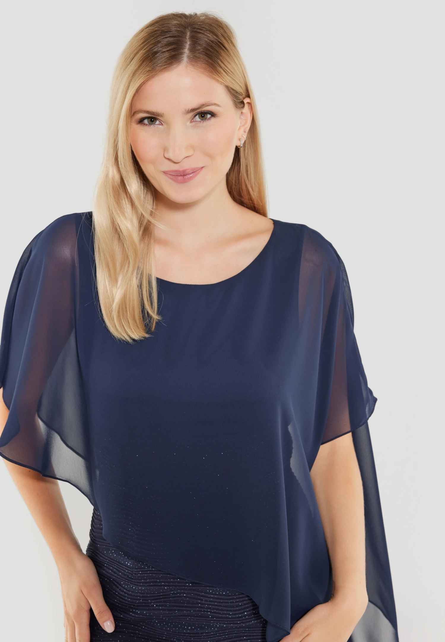 SWING Cocktailkleid Mit Überwurf 5 SWING Cocktailkleid Mit Überwurf – Bild 3