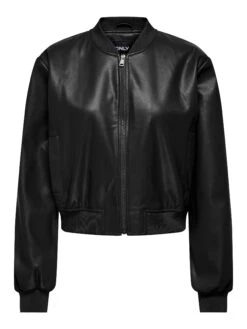 ONLY ONLHEIDI FAUX LEATHER SHORT BOMBER OTW