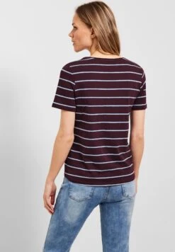 Cecil T-Shirt Mit Streifenmuster -Damenbekleidungs Geschäft 2ddefaa744b70c27765db00d69ad81346c500bad 7200867703 24918 05