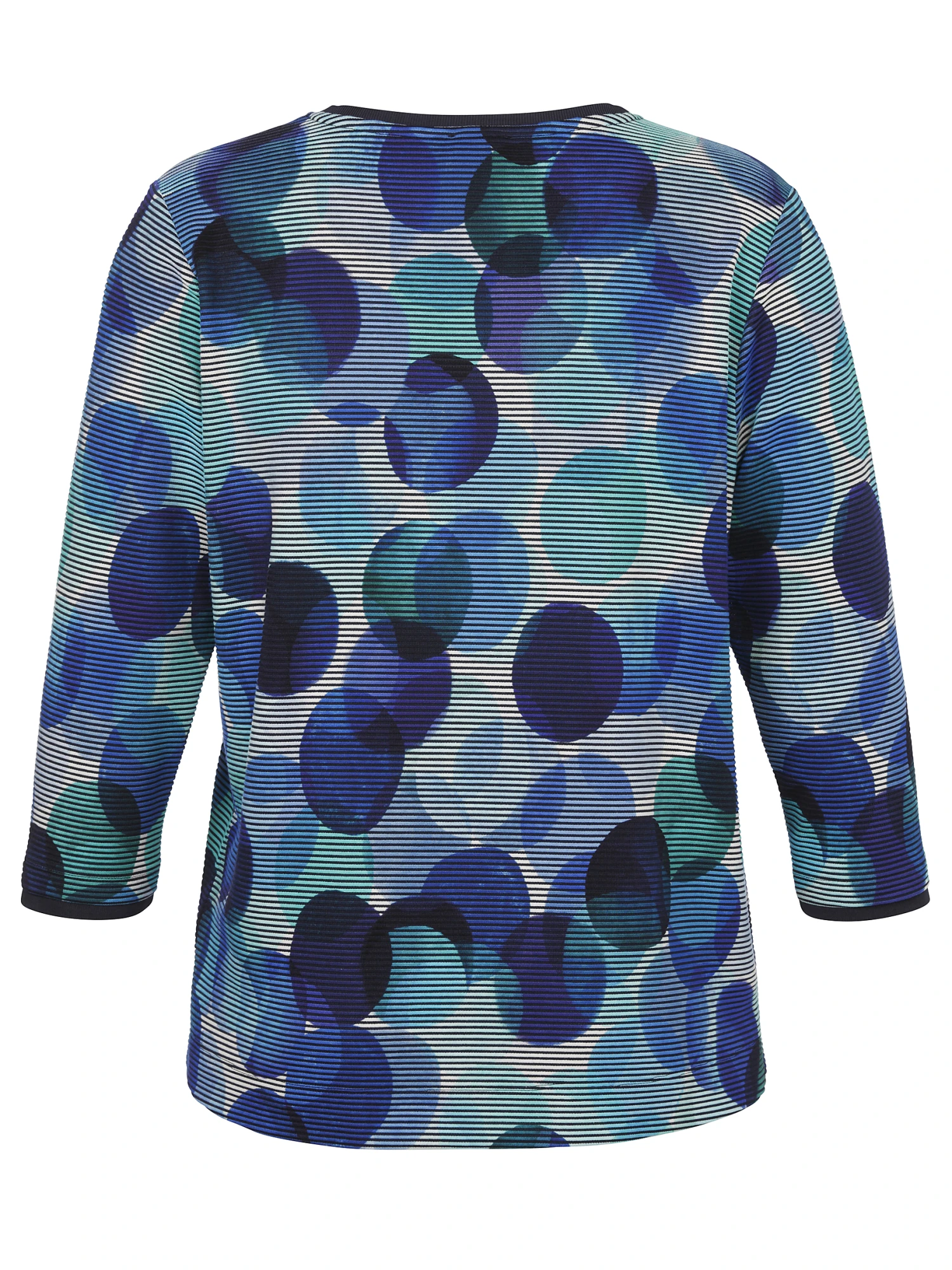 Sweatshirt V-Ausschnitt 3/4 Arm Druck 4 Sweatshirt V-Ausschnitt 3/4 Arm Druck – Bild 2