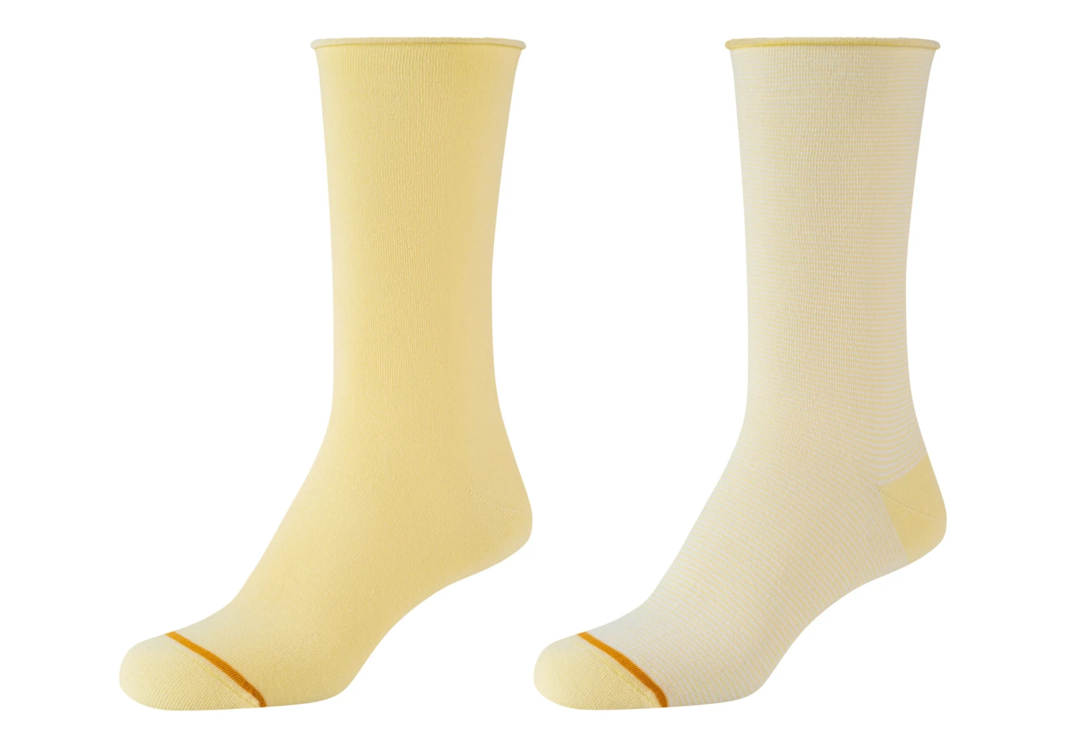 Women Organic Striped Rolled Socks 2p 3 Women Organic Striped Rolled Socks 2p