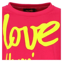 Sweatshirt "Love Happiness" -Damenbekleidungs Geschäft 476327d937fe09f6ecceef2b5a4583a495b34a9b 7200841659 SHOCKINGPINKNEON 02