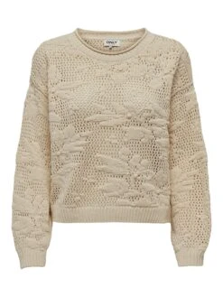 ONLY ONLCILLE LIFE LS STRUCTURE ONECK CC KNT