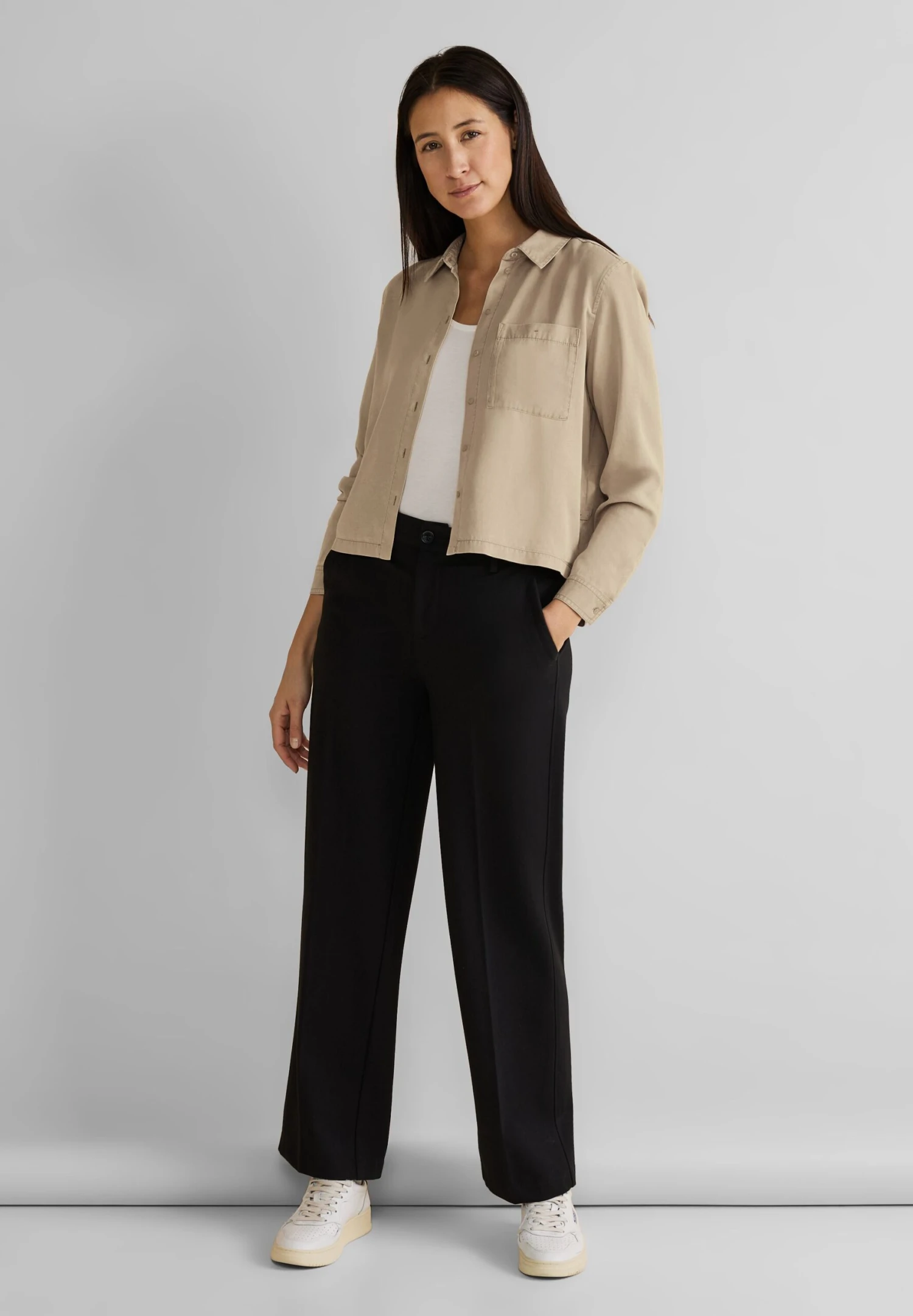 Hemdbluse In Washed Look 6 Hemdbluse In Washed Look – Bild 4