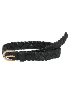 Pieces PCAVERY LEATHER BRAIDED SLIM BELT N