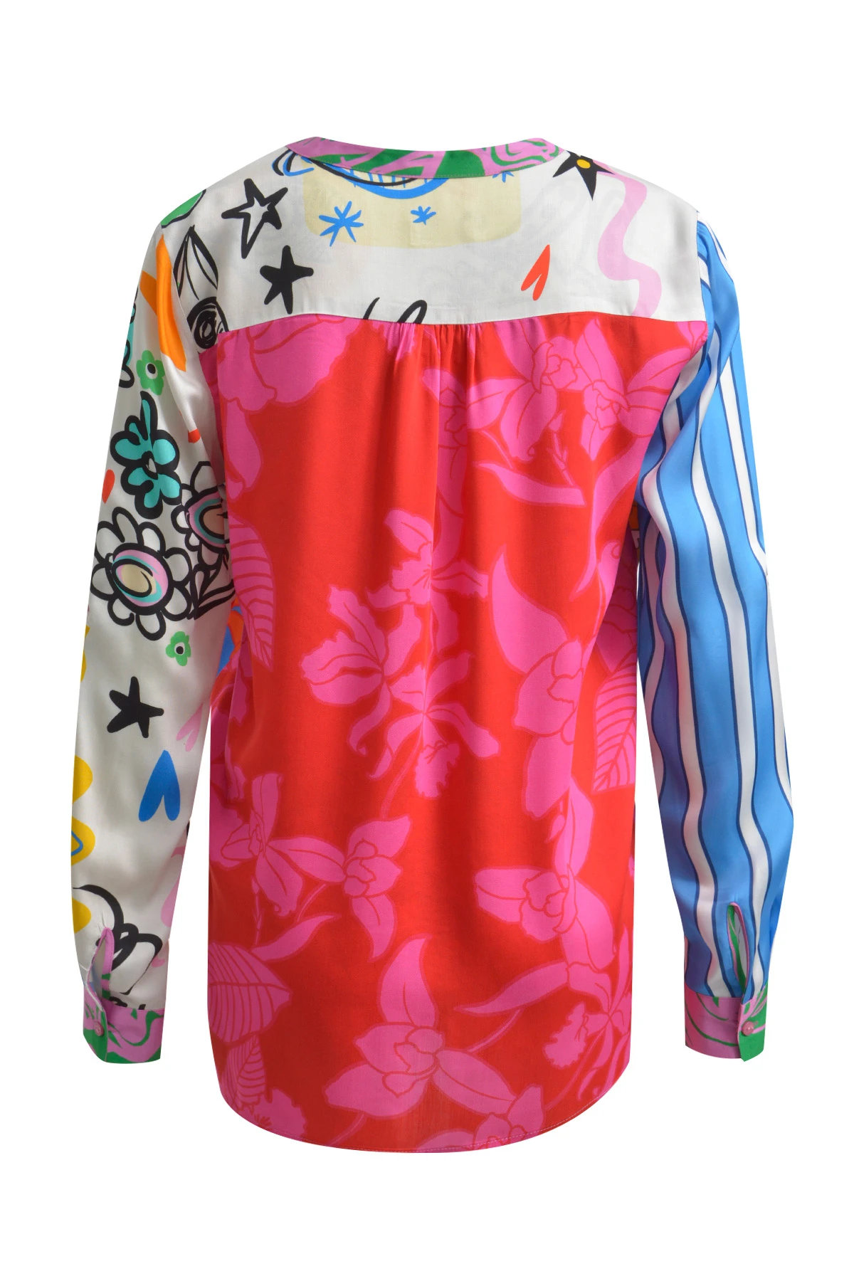 BLOUSE W NECKPANEL 4 BLOUSE W NECKPANEL – Bild 2