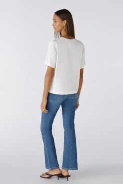 Oui T-Shirt Elastische Cotton-Modalqualität -Damenbekleidungs Geschäft 6ad3f6ffe5324811a3198c60fed62d340cd6e6cc 7200911056 1006 07