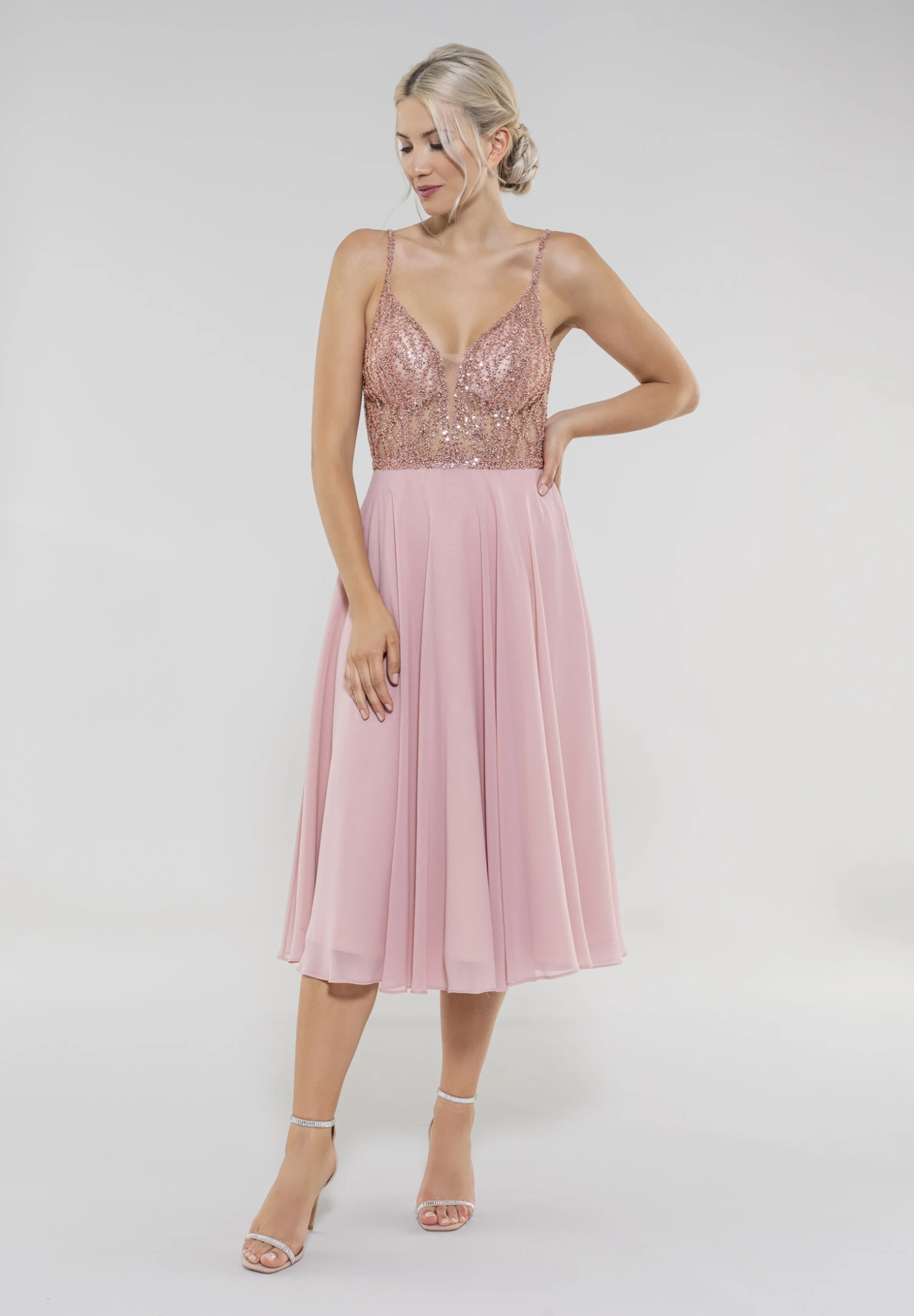 SWING Cocktailkleid Aus Materialmix 7 SWING Cocktailkleid Aus Materialmix – Bild 5