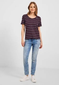 Cecil T-Shirt Mit Streifenmuster -Damenbekleidungs Geschäft 8880abd76f70efbc8b2efda197c16409ff2afe0a 7200867703 24918 03