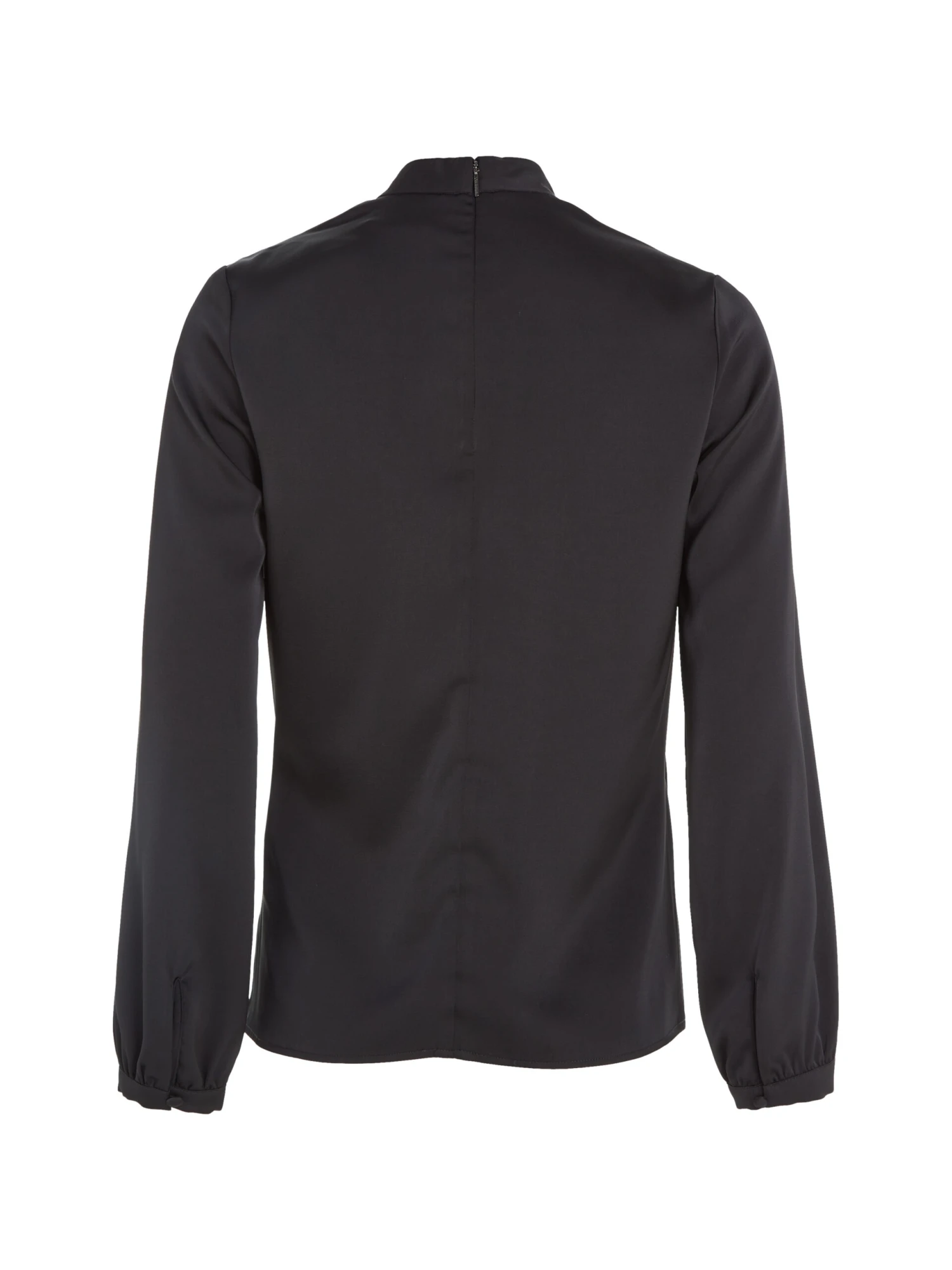 Satin Shine LS V Neck Blouse 4 Satin Shine LS V Neck Blouse – Bild 2