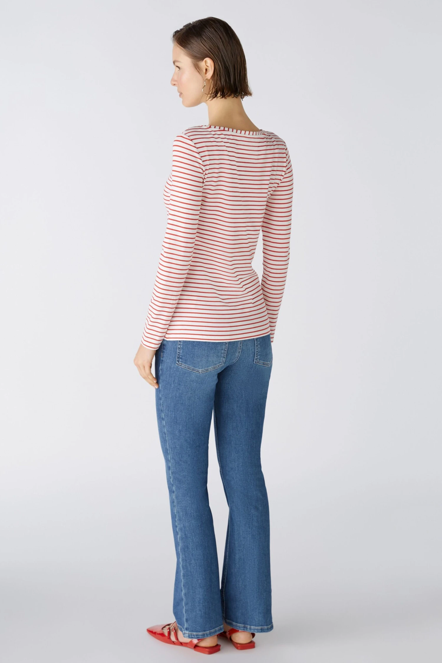 Oui SUMIKO Langarmshirt Elastische Cotton-Modalmischung 7 Oui SUMIKO Langarmshirt Elastische Cotton-Modalmischung – Bild 5