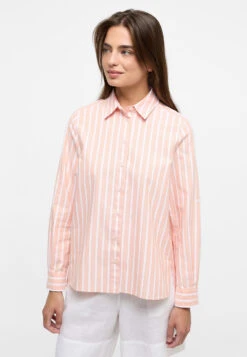 Eterna Oxford Shirt Bluse Oxford Langarm