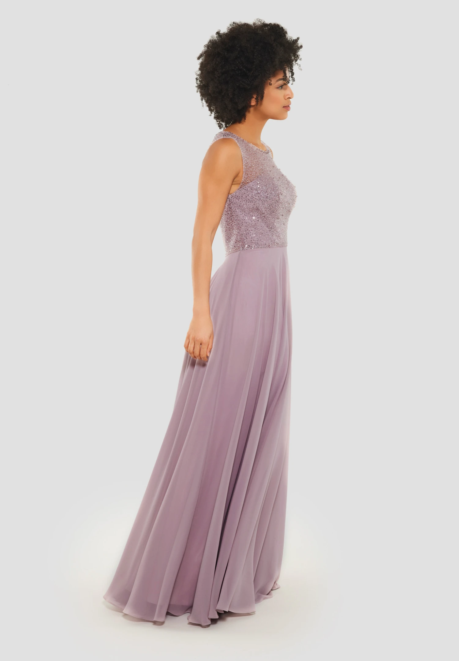 SWING Abendkleid Aus Materialmix 5 SWING Abendkleid Aus Materialmix – Bild 3