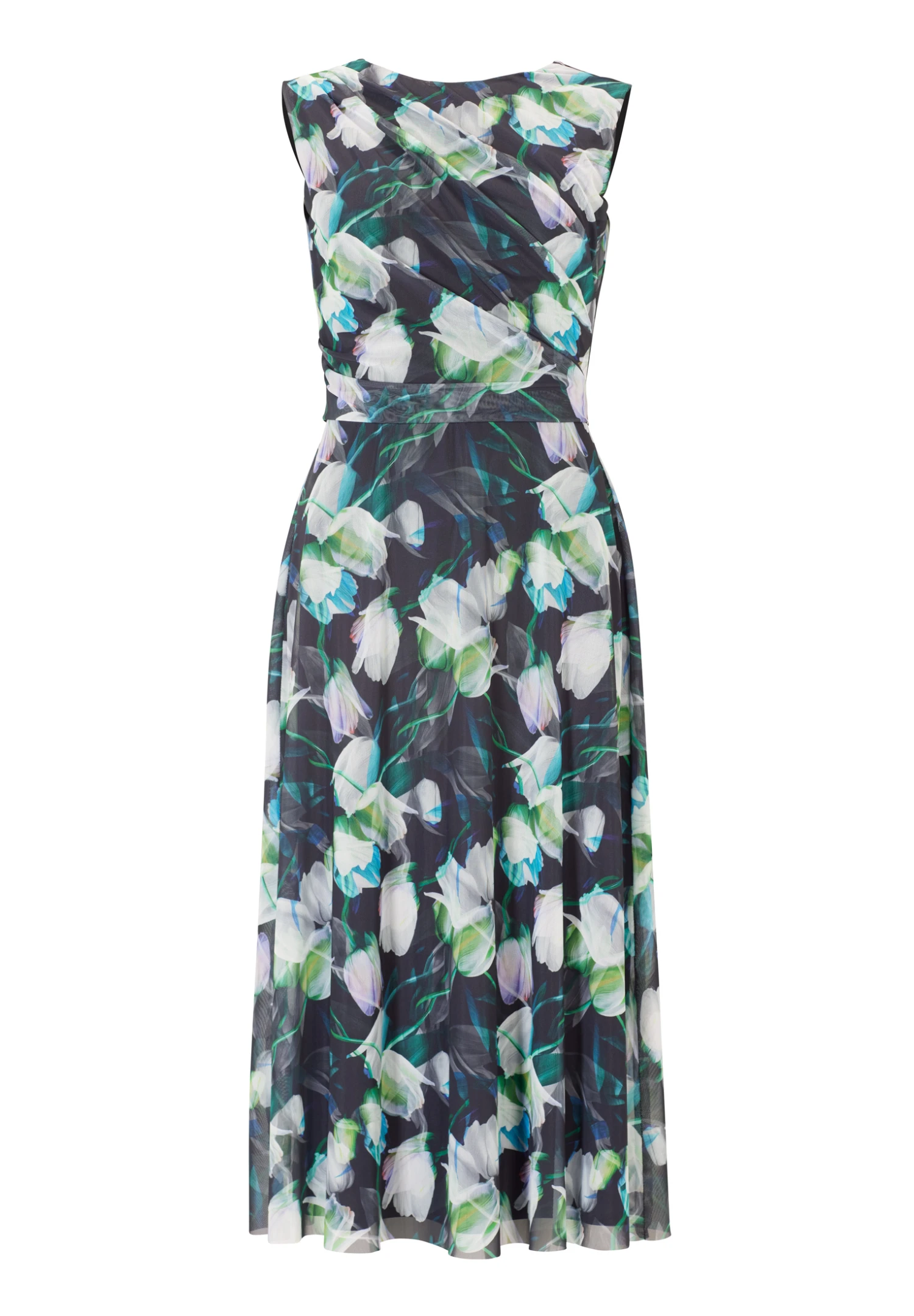 SWING Kleid Aus Bedrucktem Mesh 9 SWING Kleid Aus Bedrucktem Mesh – Bild 7