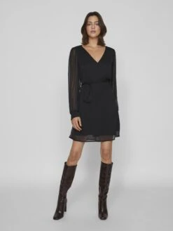 Vila VIFALIA SMOCK V-NECK L/S DRESS - NOOS -Damenbekleidungs Geschäft a1b3fa3ba91aa8f07a5a98a49c55d65e2acfd8e7 7200916731 178035 03