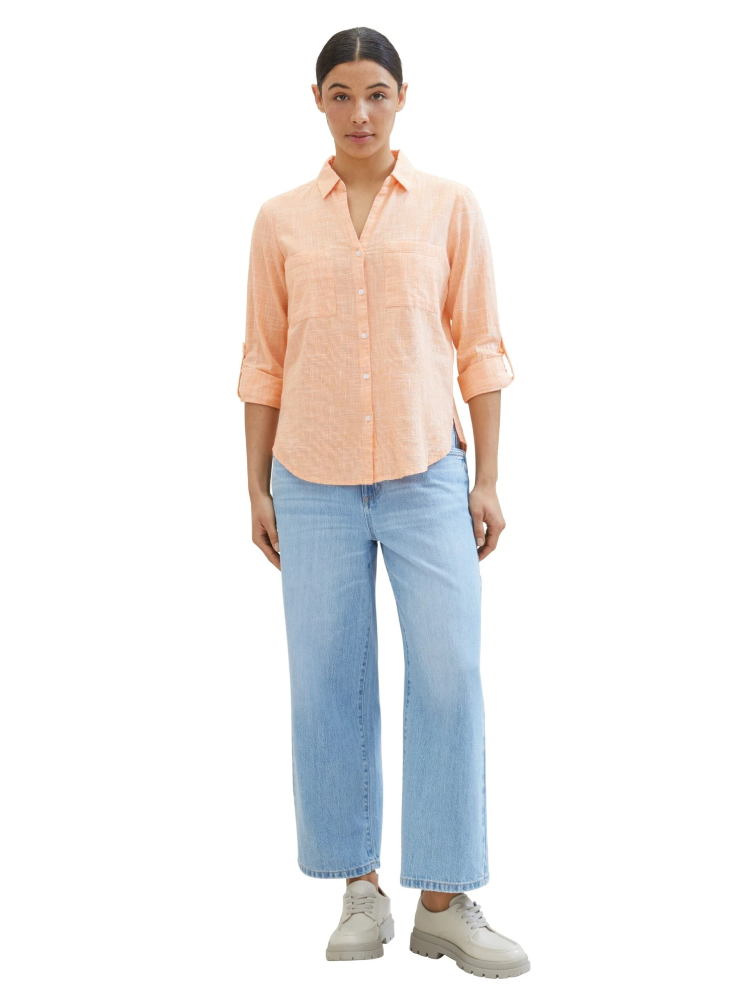 Blouse With Slub Structure 4 Blouse With Slub Structure – Bild 2