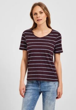 Cecil T-Shirt Mit Streifenmuster -Damenbekleidungs Geschäft b8f5920d05c862e5d756716d96d37869af43cf2a 7200867703 24918 04