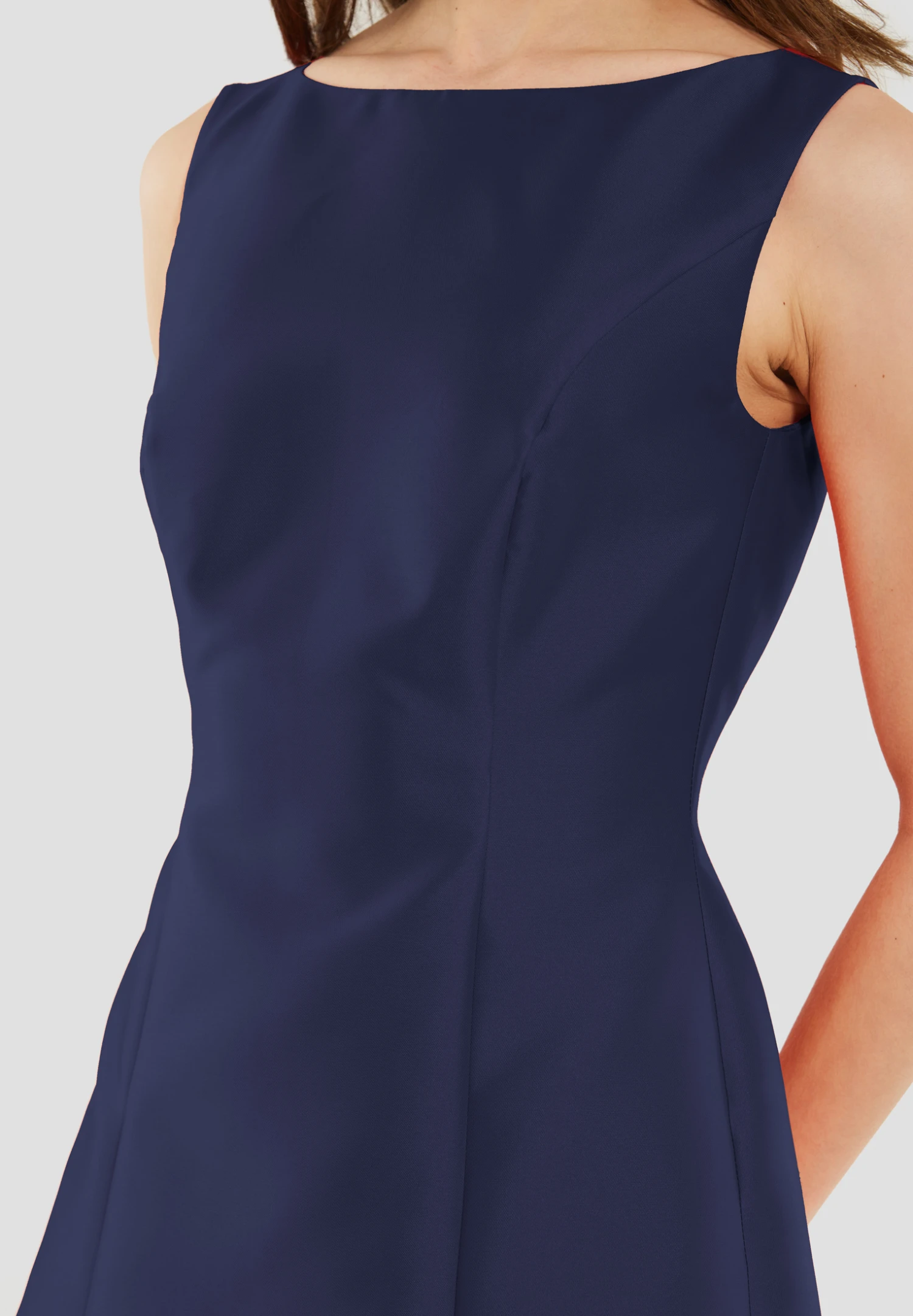 SWING Midikleid Aus Festem Satin 6 SWING Midikleid Aus Festem Satin – Bild 4