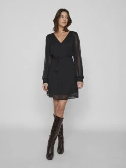 Vila VIFALIA SMOCK V-NECK L/S DRESS - NOOS -Damenbekleidungs Geschäft c5496e612e0513bfe5af4cc52e7693803321e3ad 7200916731 178035 07