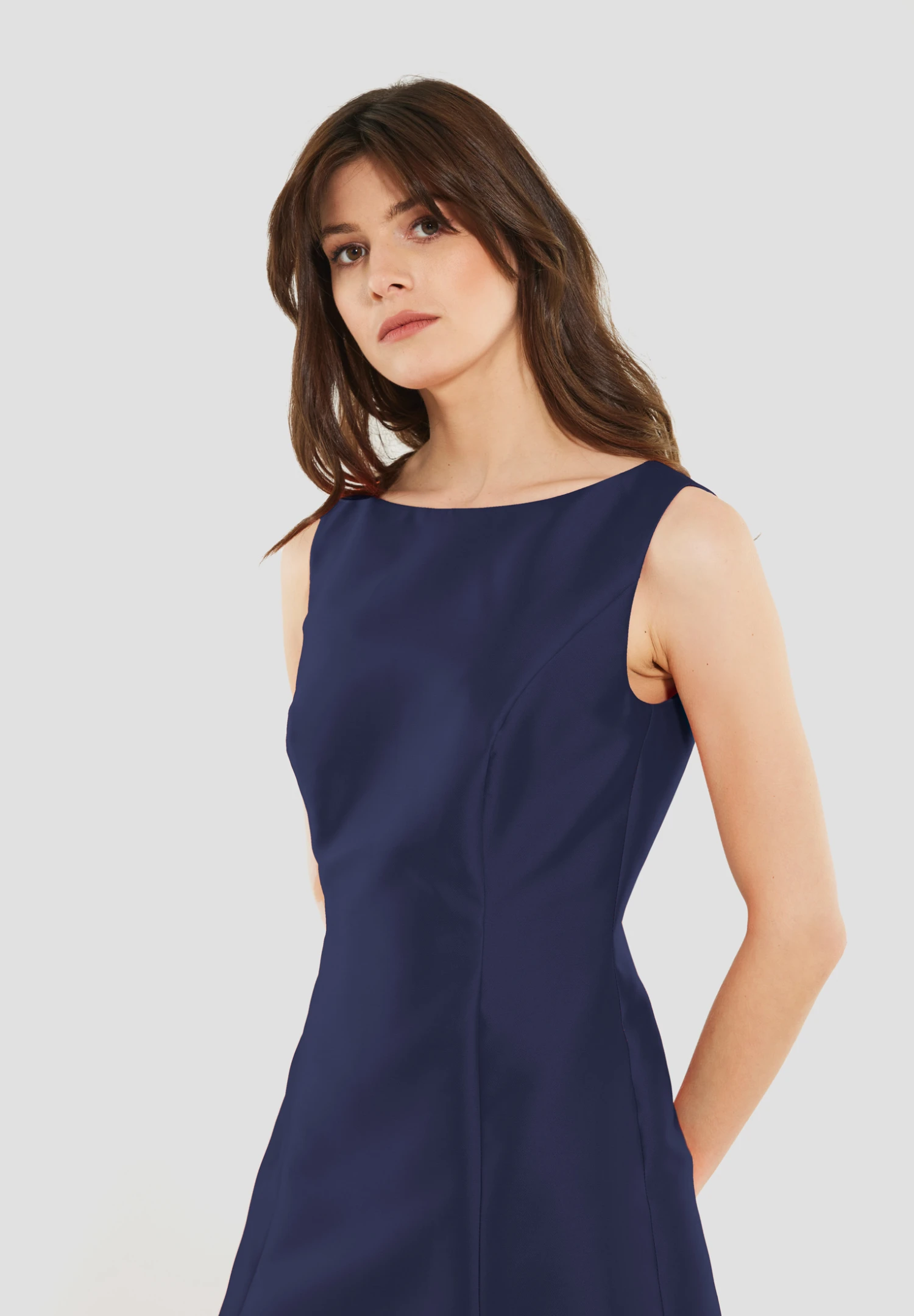 SWING Midikleid Aus Festem Satin 7 SWING Midikleid Aus Festem Satin – Bild 5