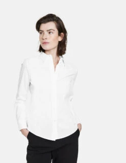 Taifun Klassische Hemdbluse Aus Baumwoll-Stretch -Damenbekleidungs Geschäft c93ae3458bd038118b1c85116fecfeb6cd3be568 7200891252 09600 04