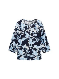 Feminine Print Blouse