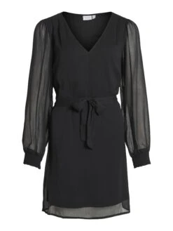 Vila VIFALIA SMOCK V-NECK L/S DRESS - NOOS