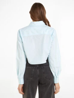 Woven Label Cropped LS Shirt -Damenbekleidungs Geschäft ebb22f90cb2f327f01b23416395e62d498ff9cc9 7200885237 0BB 02