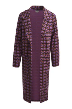 LONG CARDIGAN WITH COLLAR AND LAPEL