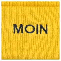 Knit Beanie "Moin" -Damenbekleidungs Geschäft ff1809fc6710ba04f783ab32eaf211a8d968e10f 7200797270 YELLOW 02